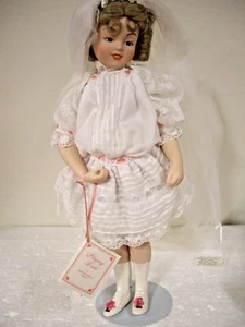 Bambola da sposa da gioco vintage The Hamilton Collection Maud Humphrey Bogart 16. 5" - Foto 1 di 4