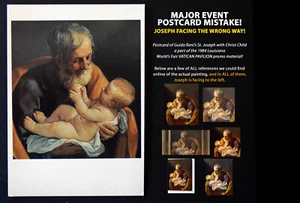 LOOK! MAJOR PRINTING MISTAKE VINTAGE & RARE 1984 NEW ORLEANS WORLD'S FAIR CARD. - Picture 1 of 4