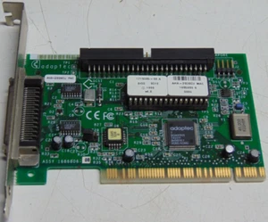 Vintage Adaptec Macintosh SCSI Adapter 2930 AHA-2930CU PCI 50pin . Working Pull - Photo 1/4