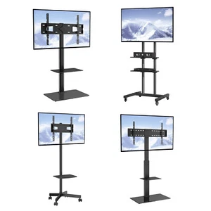 VEVOR TV Stand Mount Swivel Universal/Mobile TV Stand for TVs Adjustable Height - Picture 1 of 50