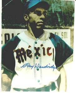 Imagen RARA “Liga Negra” Ray “Ganchos” Dandridge Firmada a Mano 8X10 Color Foto Certificado de Autenticidad - Imagen 1 de 2