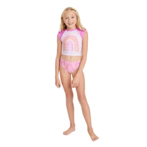 Girls 3pc Over the Rainbow Swimwear Set Cat & Jack Size L - Picture 1 of 5
