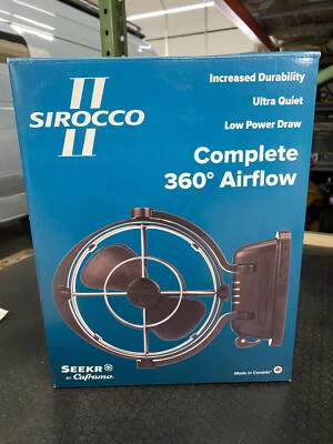 SEEKR Sirocco II™ Fan from by Caframo. 12V/24V Auto-Sensing DC, Omnidirection... - Image 1 of 4