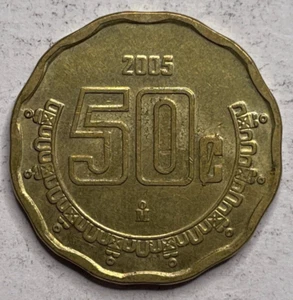 2005 MEXICO 50 CENTAVOS COIN Very Fine Collectors Coin - Picture 1 of 2
