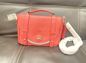 COACH 32262 Bleecker Mini Brooklyn Messenger Bag AK/Loganberry - Picture 1 of 5