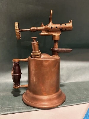 Antigua antorcha de latón Clayton And Lambert 1902 patente de soldador Detroit Michigan Foto 1 de 4