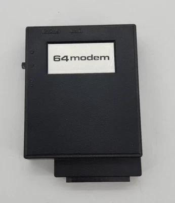 Vintage Telelearning 64 Modem for Commodore 64 Model: 6003 A Untested As Is - Image 1 of 4