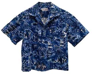 AIKANE FASHIONS Vintage 60's Men's SS Hawaiian Shirt - Sz S - Cabana - Picture 1 of 4