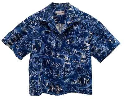 AIKANE FASHIONS Vintage 60's Men's SS Hawaiian Shirt - Sz S - Cabana - Image 1 of 4