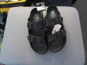 Black SO Rubber Women Slide on Shoes Size 11 - Picture 1 of 8