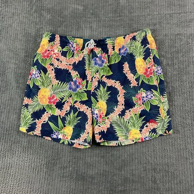 Tommy Bahama Bañador Para Hombre XXL Isla Azul Marino Nápoles Lei In Paradise 6" Corto Foto 1 de 4