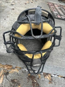 RAWLINGS Catchers Baseball Helmet Black One Size Fits All PWMXJ - Picture 1 of 4