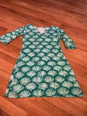 Hatley Green Shell Design Sundress 棉 XS — 第 1/4 张图片