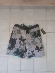 Floral Mash Boardshort Marc Ecko' W30 Costume Bagno Mare Swimsuit Shorts NY Surf - Foto 1 di 16