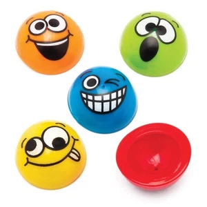 Baker Ross AW664 Funky Faces Jumping Poppers Party Bag Fillers for Kids 32mm ... - Picture 1 of 6