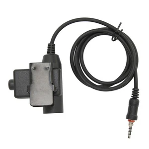 U94 Ptt System Adapter 7.1Mm Plug U94 Ptt Throat Mic Headset For Ver IDM - Zdjęcie 1 z 12
