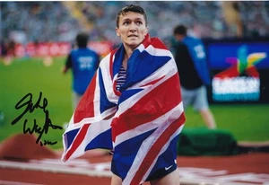 Athletics - Jake Wightman - Hand Signed A4 Photograph - COA - Picture 1 of 1