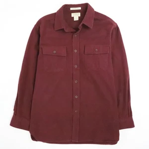 L.L. Bean Hemd mit Knopfleiste Größe L Burgund - Bild 1 von 3