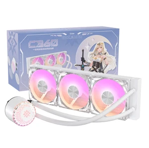 Galax BoomStar C360 White Liquid CPU Cooler Water Cooling - Picture 1 of 8