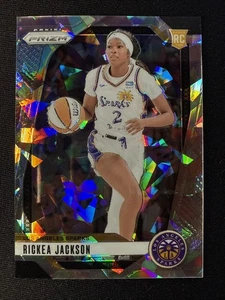 Rikea Jackson Rookie Card RC 2024 WNBA Prizm Silver Cracked Ice Prizm #60 - Bild 1 von 3