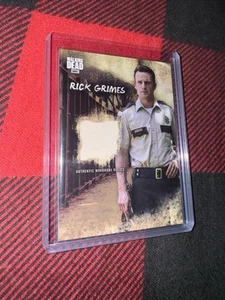 Topps The Walking Dead Rick Grimes Screen Worn Wardrobe Relic Card - Picture 1 of 2