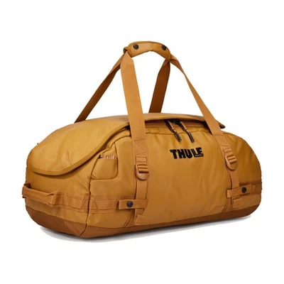 Thule Chasm 40L Duffel Bag Golden Brown Travel Gym Luggage Backpack Recycled - Image 1 of 4