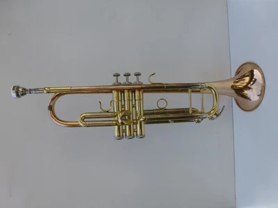 Trompete mit Vincent Bach 3c Mundstück Blechblasinstrument ohne Koffer - Bild 1 von 4