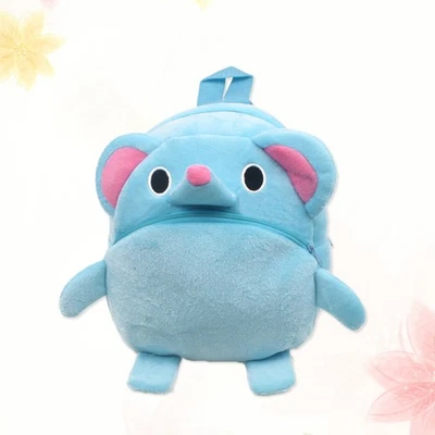  Borsa da scuola per bambini Zaino per cartoni animati con animali di peluche - Image 1 of 4