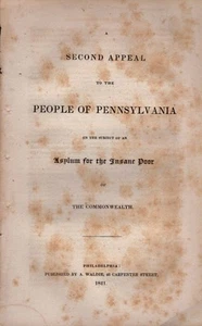 Second Appeal to the People of Pennsylvania on the Subject of an Asylum 1841 - Imagen 1 de 1