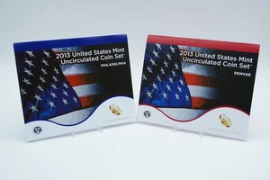 2013 United States Mint Uncirculated Coin Set Philadelphia + Denver OGP - F282 - Picture 1 of 3