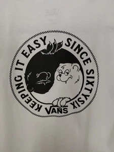 Vans Herren T-Shirt weiß kurzarm Gr. XL Keep It Easy Since Sixty Six - Bild 1 von 5