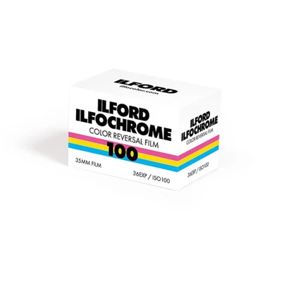 1 x Roll ILFORD ILFOCHROME 100 Colour Slide Film--35mm/36 exps--expiry: 05/2026 - Image 1 of 2