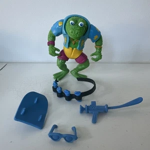 TMNT Dschingis Frog 100% Komplett Teenage Mutant Ninja Turtles 1989 Shredder Punk - Bild 1 von 8
