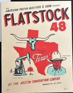 Flatstock 48 2015 Austin by Ryan Duggan - Picture 1 of 1