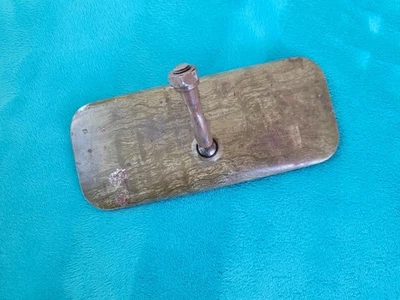 Vintage Wood Grain Rearview Mirror 1930s 1940s GM General Motors Buick Foto 1 de 4