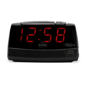 Acctim Wade LED Digital Alarm Clock - Picture 1 of 5