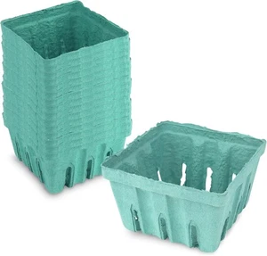 Green Berry Korb 1 Quart - geformter Zellstoff Faser belüftet Produkte Korb (Packung... - Bild 1 von 8