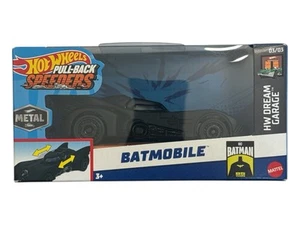 Hot Wheels Pull-Back Speeders 1989 Black Batmobile HW Dream Garage - Picture 1 of 4