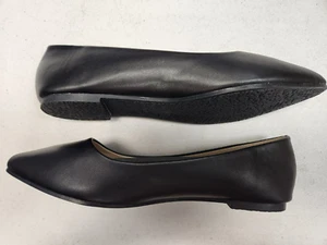 Bella Marie Angie Classic Pointy Toe Ballet Flats, Black, WM Size 7 (F8B-2839) - Picture 1 of 10