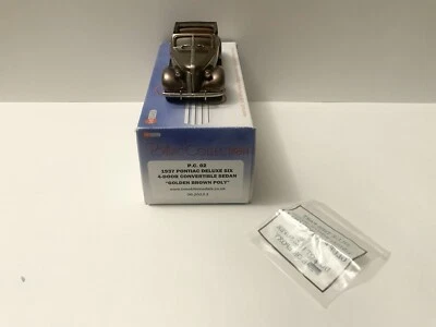 Brooklin P.C. 1/43 Pontiac Deluxe Six 02 1937 sedán convertible de 4 puertas raro Foto 1 de 4