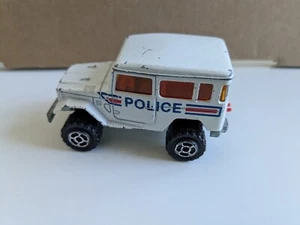 Vintage #277 Majorette 200 Series Toyota Police Land Cruiser 4x4 - Picture 1 of 5