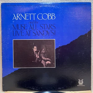 Arnett Cobb And The Muse All Stars – Live At Sandy's! (MR 5191) EX Promo LP 1980 - Picture 1 of 4