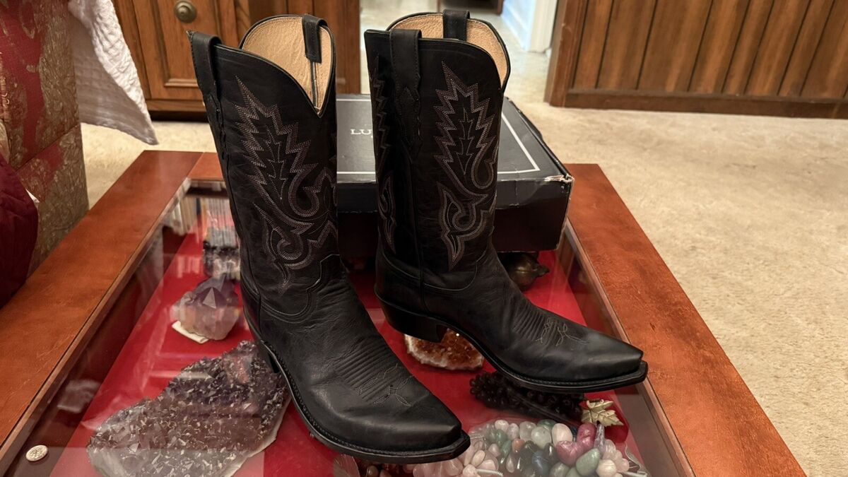 Lucchese Black EE Boots for Men for Sale | Shop New & Used Lucchese Black EE Boots for Men for Sale | Shop New & Used