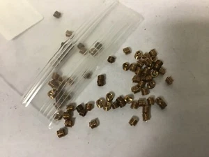 New Qty (25) 4-40 X 1.5D (.168") Bronze Screw Lock Inserts, 3585-04BN-0168, Tang - Picture 1 of 2