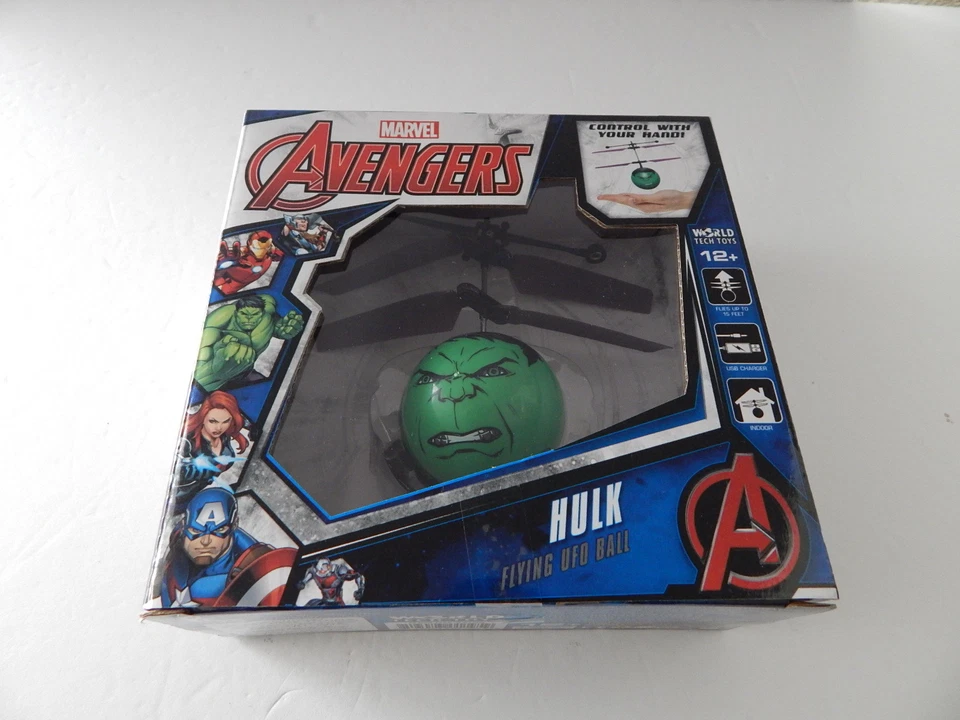 WorldTech 33195 Marvel Hulk Flying UFO Ball New - Image 1 of 4