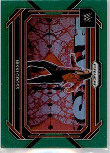 2023 Panini Prizm GREEN PRIZMS WWE Wrestling Trading Card Pick From List