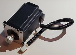 Motore passo passo-passo Nema 23 doppio albero coppia alta 4 fili robot passo precisione bipolare - Foto 1 di 4