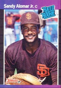 1989 Donruss Sandy Alomar Jr. Rookie San Diego Padres #28
