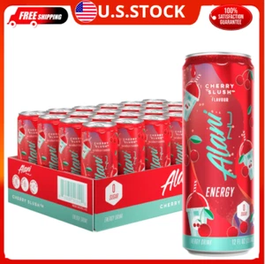 Alani Nu Cherry Slush Sugar-Free Energy Drink, 12oz cans 24-pack Multi-pack.NEW. - Picture 1 of 9