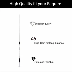 Diamond SG-M507 Dual Band Antenna Set For TH-8600 MD9600 BJ-218 WP9900 Car Radio - Picture 1 of 9